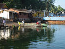 fishing at the ferry docks- siolim