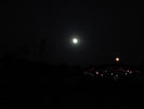full moon on calangute beach